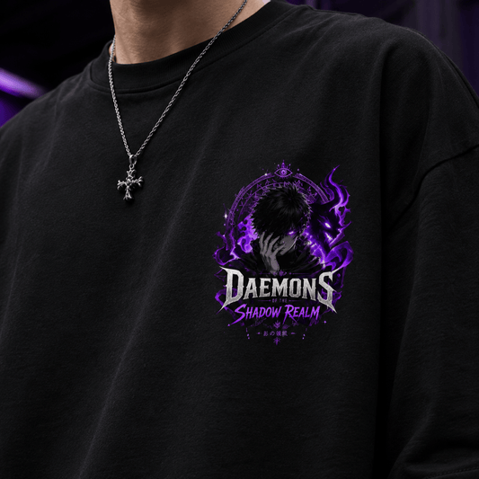 Daemons of the Shadow Realm Oversized Tee for Men