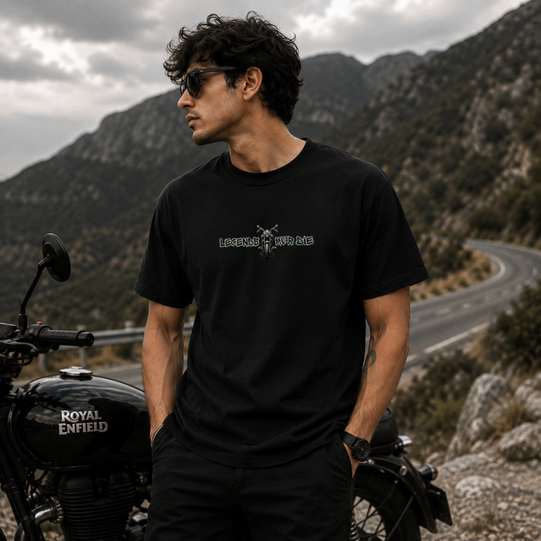 Legends Never Die Regular Riding T-shirt