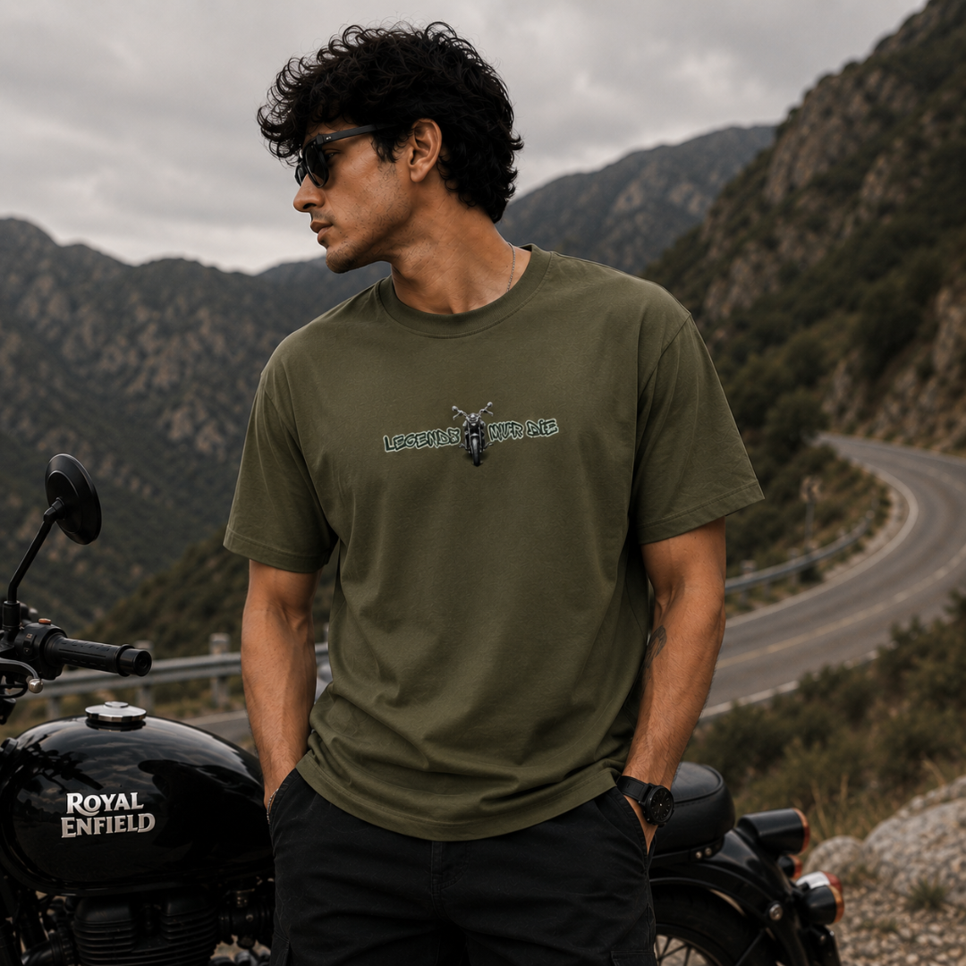 Legends Never Die Regular Riding T-shirt
