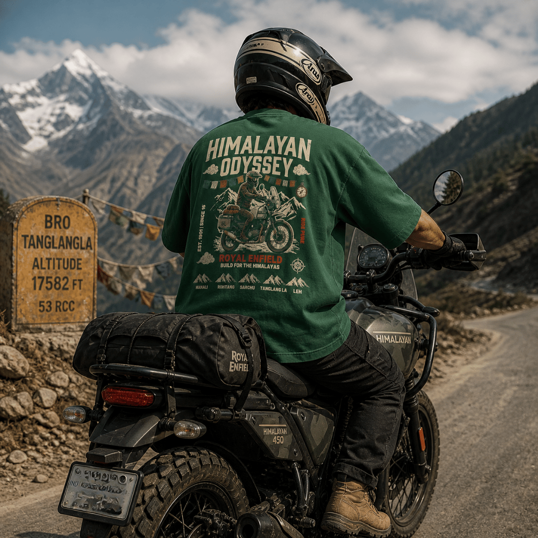 Royal Enfield Himalayan Odyssey Oversized T-Shirt