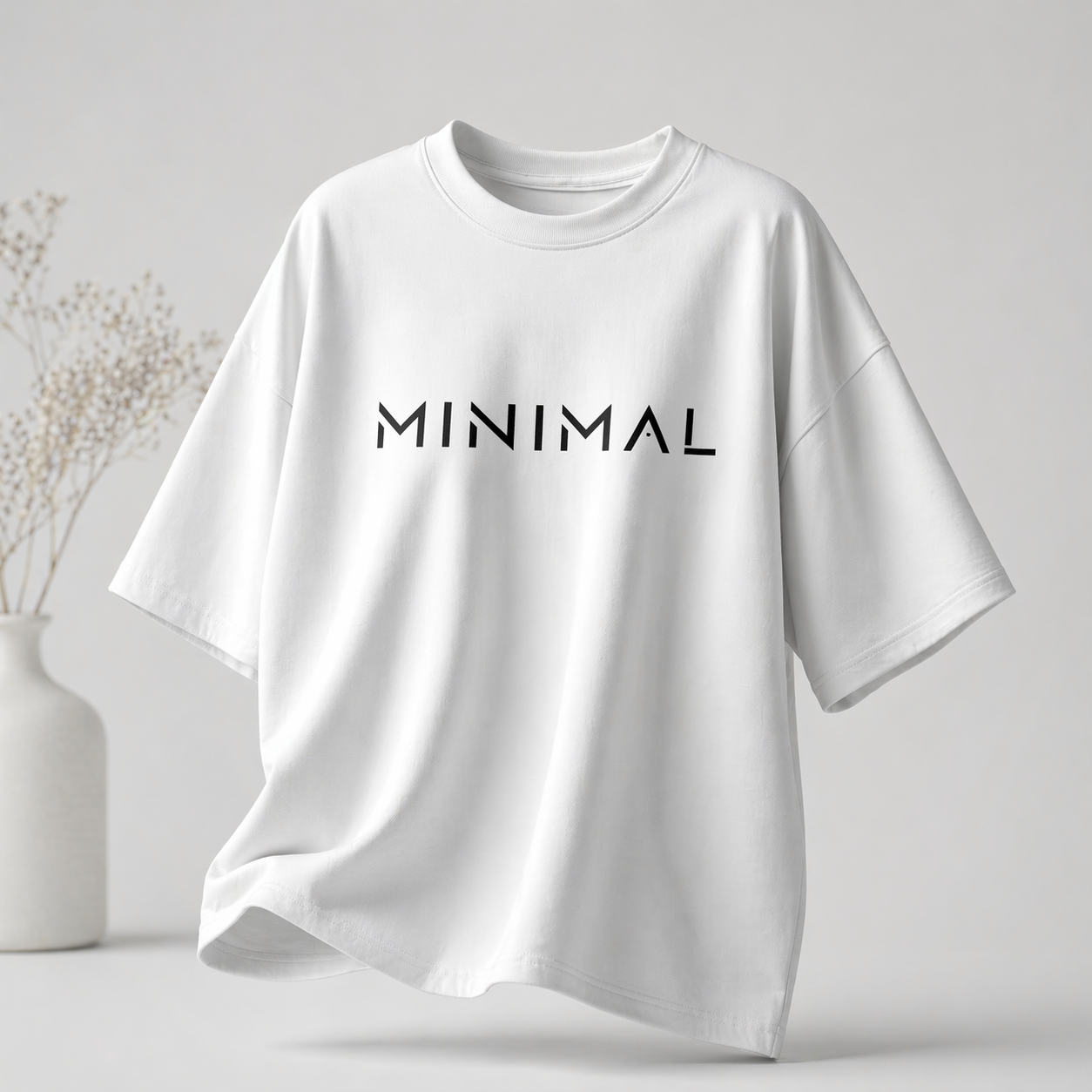 Minimal Oversized Graphic Tee for Women