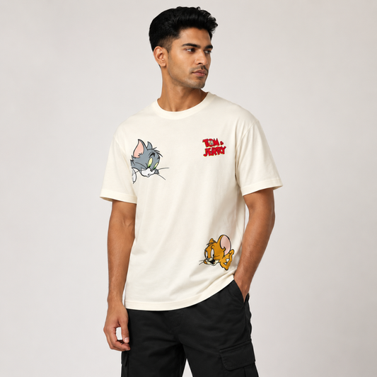 Tom & Jerry Off-White Men's Regular Fit