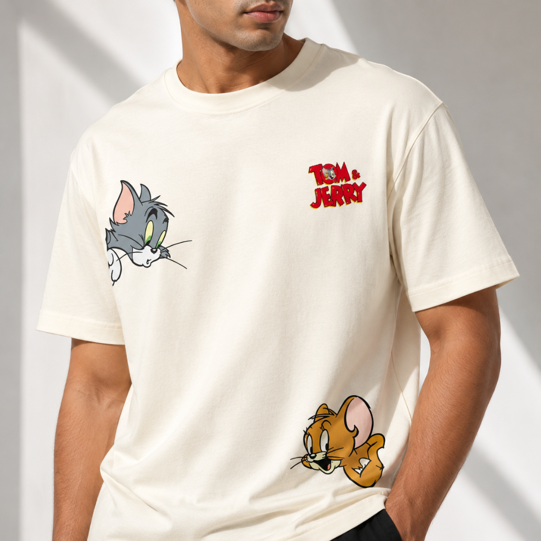 Tom & Jerry Off-White Men's Regular Fit